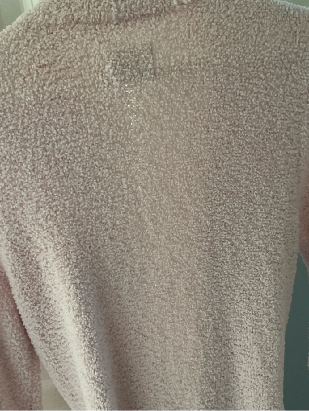 UGG Pink Sherpa Lounger Robe with Logo Tag - Picture 6 of 6